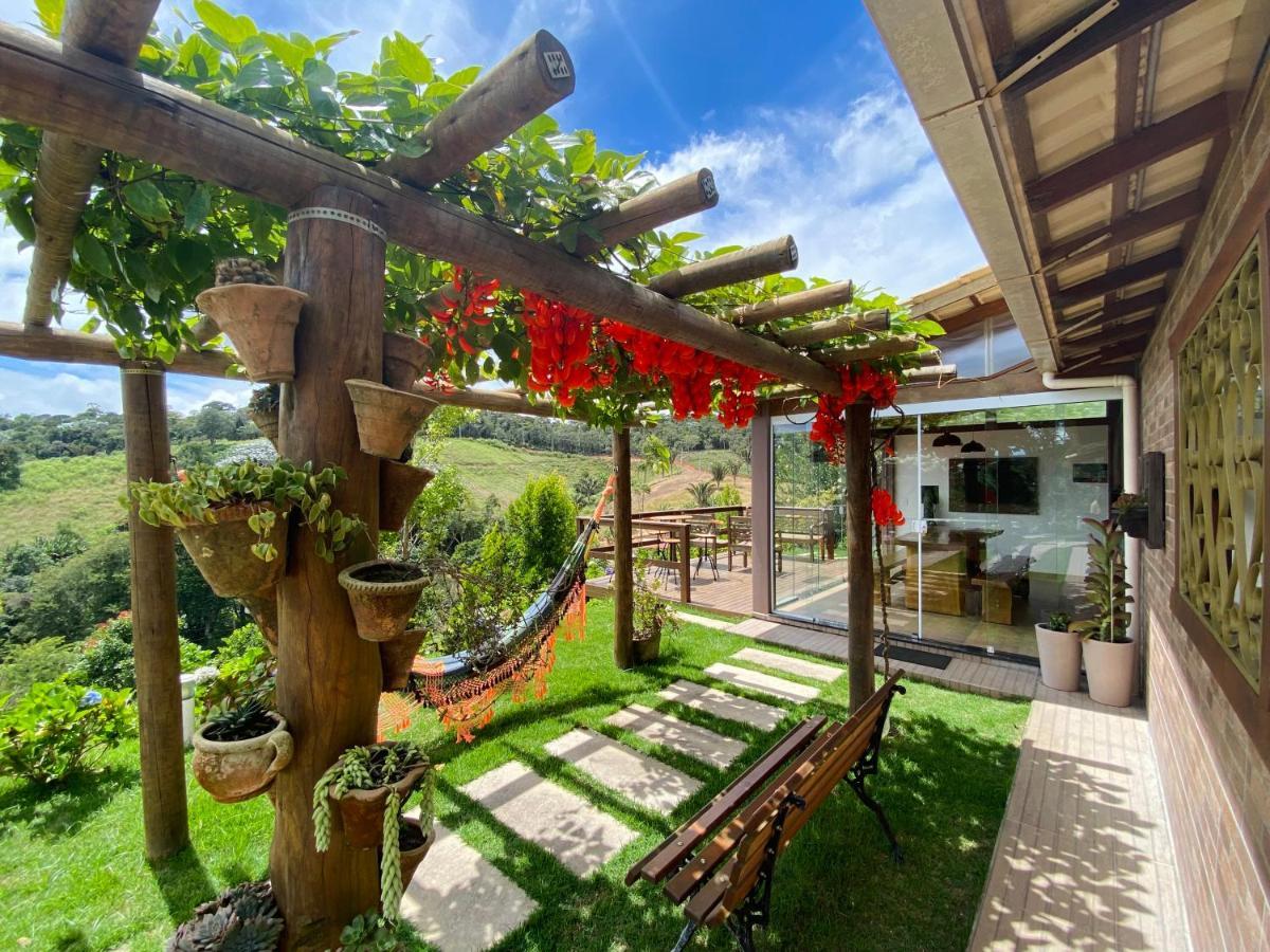 Casa De Campo No Caravaggio Ao Lado Da Cervejaria Tres Santas Santa Teresa  Eksteriør bilde